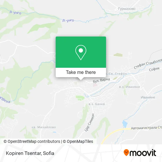 Карта Kopiren Tsentar