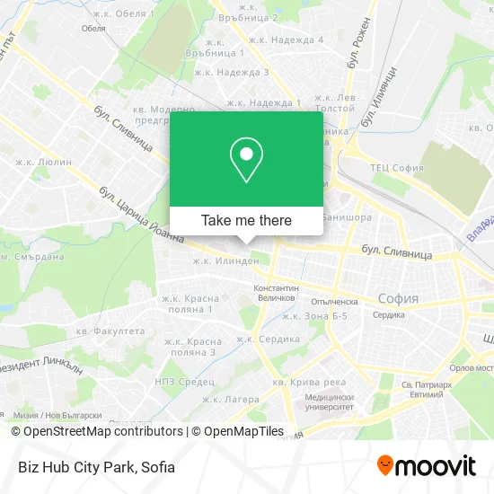 Карта Biz Hub City Park