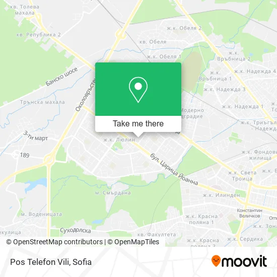 Карта Pos Telefon Vili