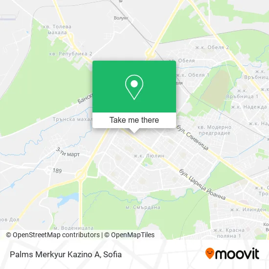 Карта Palms Merkyur Kazino A