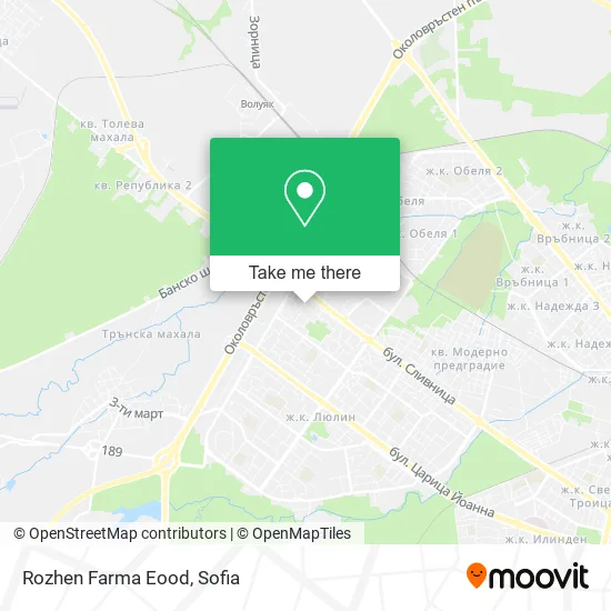 Карта Rozhen Farma Eood