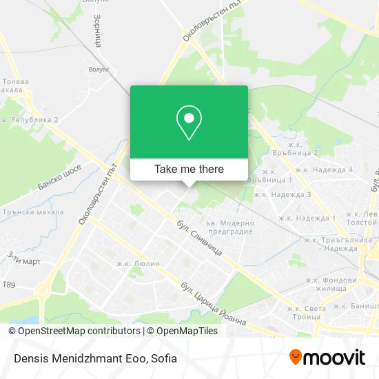 Карта Densis Menidzhmant Eoo
