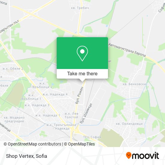 Карта Shop Vertex