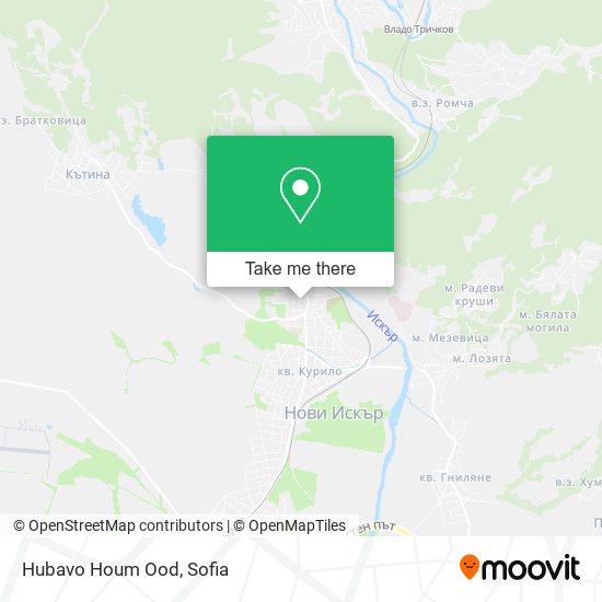 Карта Hubavo Houm Ood