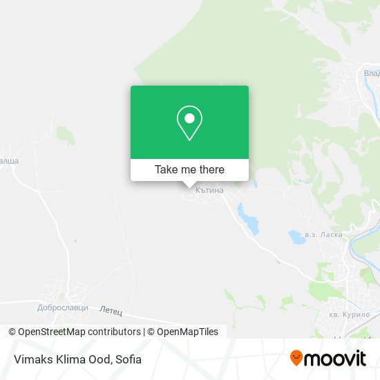 Vimaks Klima Ood map