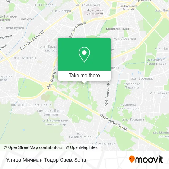 Карта Улица Мичман Тодор Саев