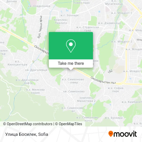 Улица Босилек map