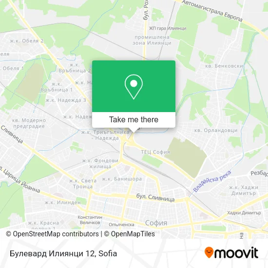 Карта Булевард Илиянци 12