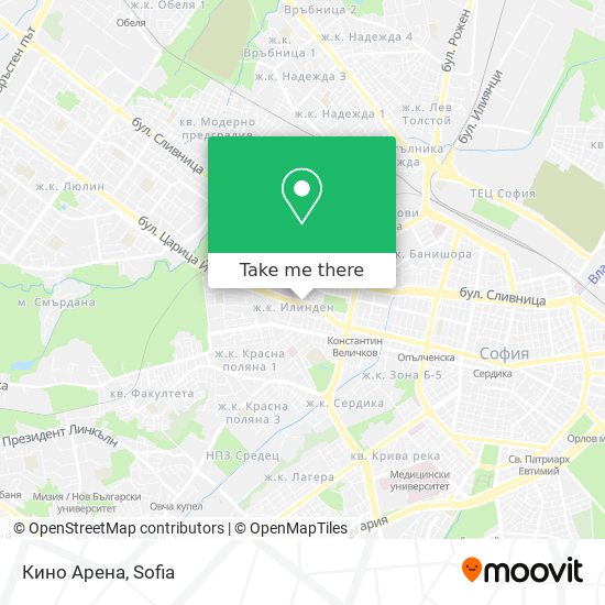 Кино Арена map