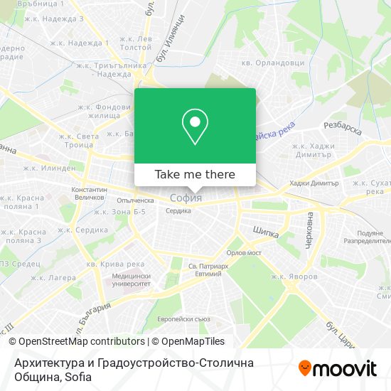 Архитектура и Градоустройство-Столична Община map