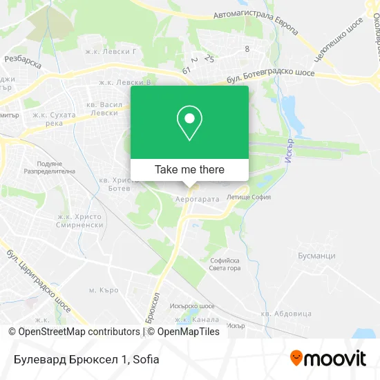 Карта Булевард Брюксел 1