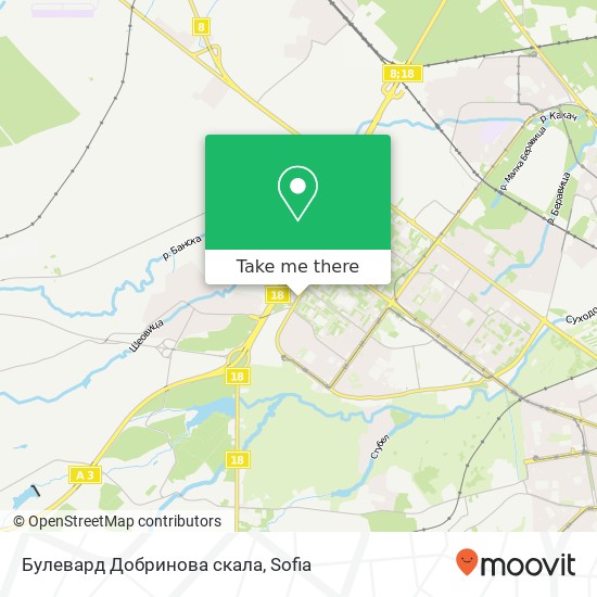 Булевард Добринова скала map