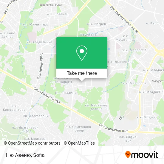 Карта Ню Авеню