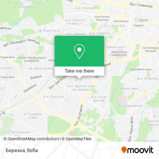 Карта Березка