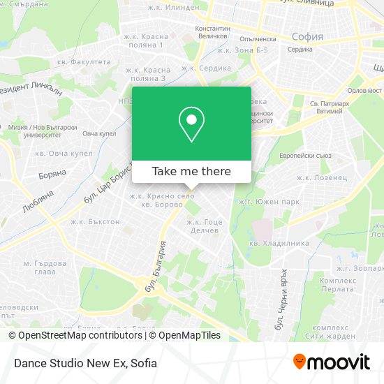 Dance Studio New Ex map