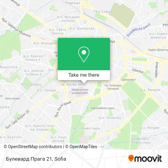Карта Булевард Прага 21