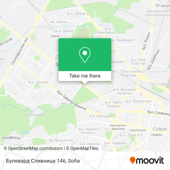 Карта Булевард Сливница 146