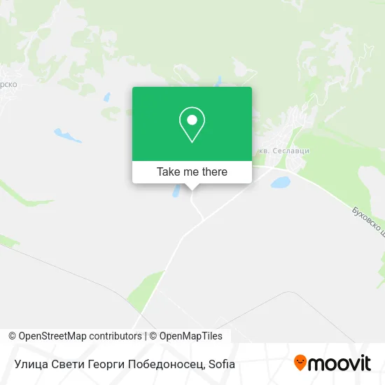 Карта Улица Свети Георги Победоносец