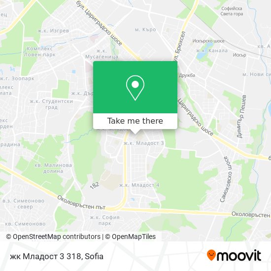жк Младост 3 318 map