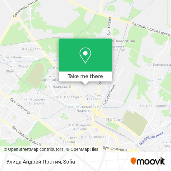 Улица Андрей Протич map
