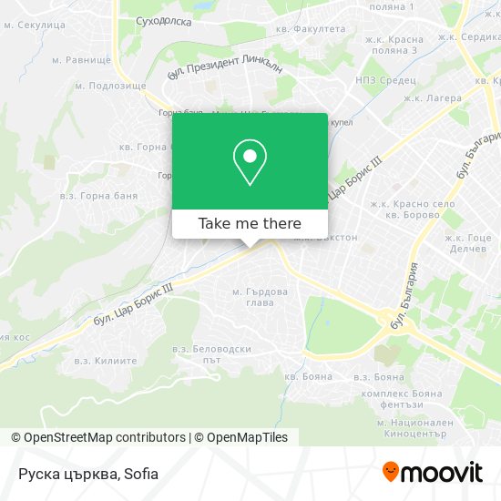 Руска църква map