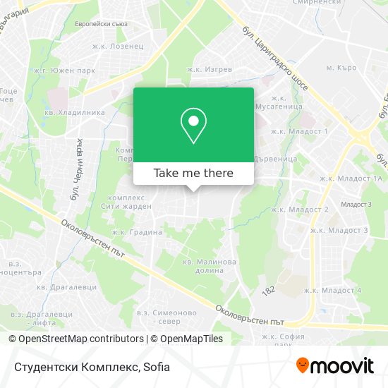 Студентски Комплекс map