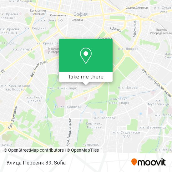 Улица Персенк 39 map