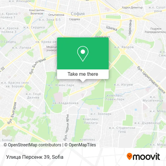 Карта Улица Персенк 39