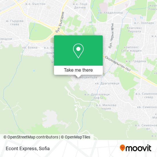 Econt Express map