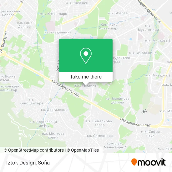 Карта Iztok Design