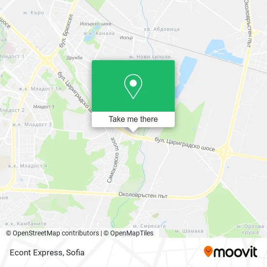 Карта Econt Express