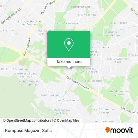 Kompass Magazin map