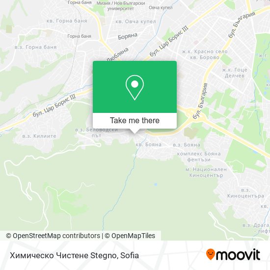 Химическо Чистене Stegno map