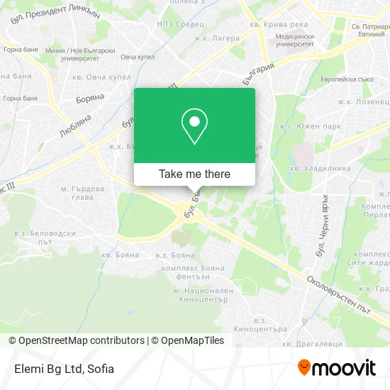 Карта Elemi Bg Ltd