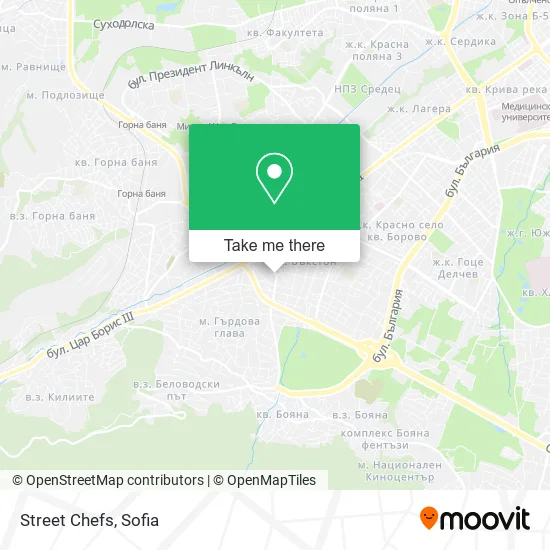 Карта Street Chefs