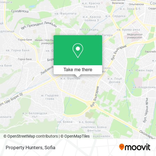 Property Hunters map