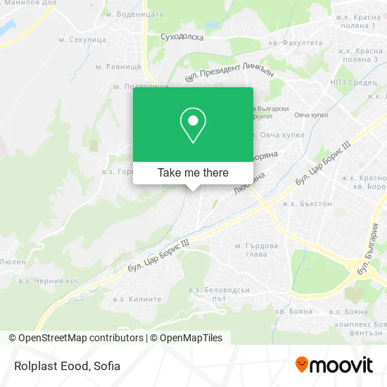 Карта Rolplast Eood