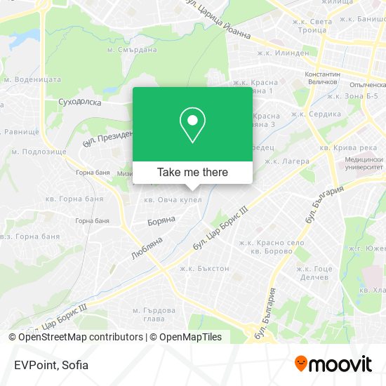 EVPoint map