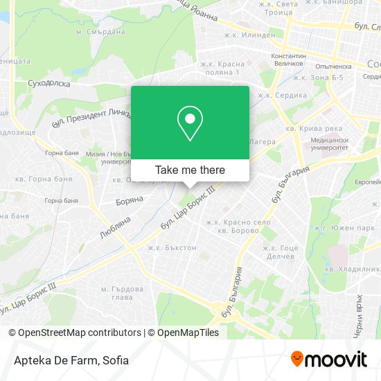Apteka De Farm map