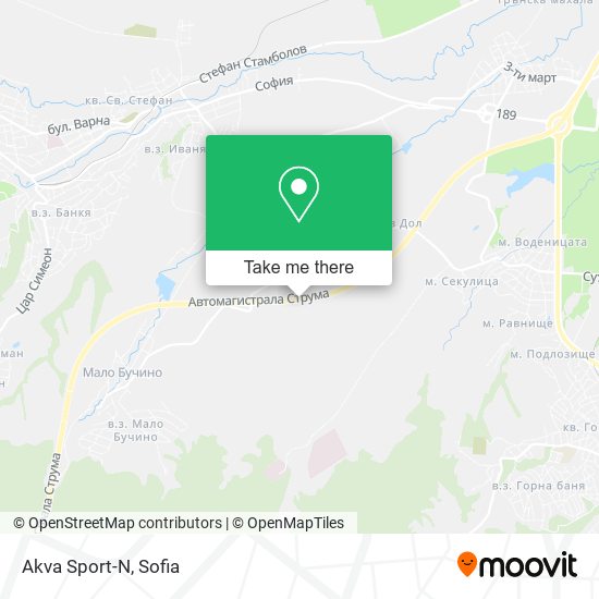 Akva Sport-N map