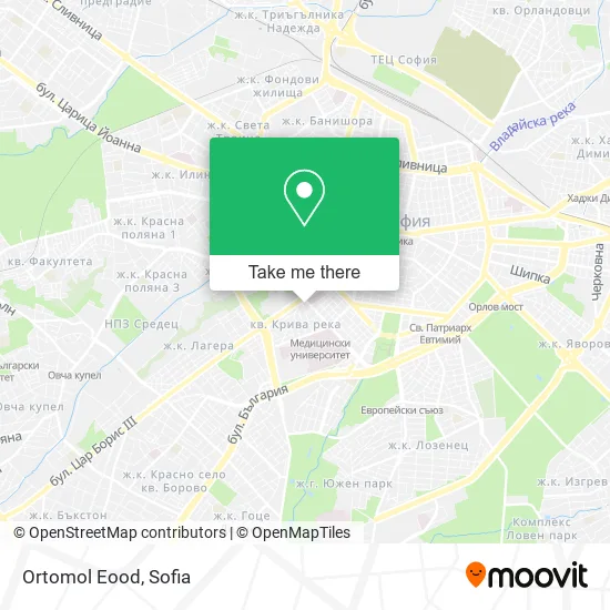 Карта Ortomol Eood