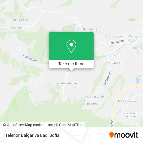 Карта Telenor Balgariya Ead