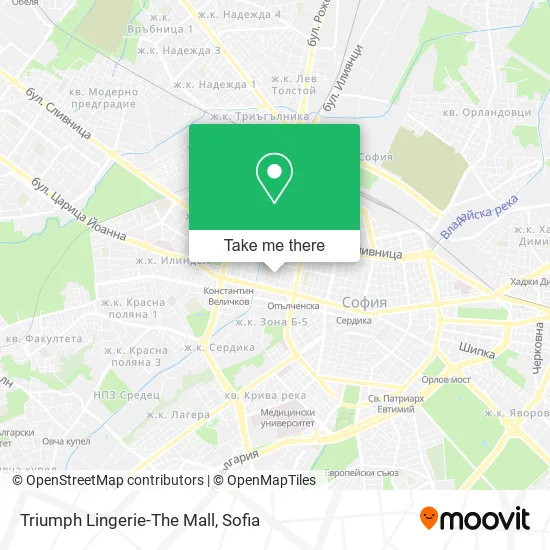 Карта Triumph Lingerie-The Mall