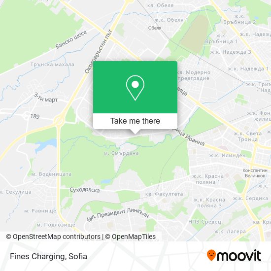 Fines Charging map