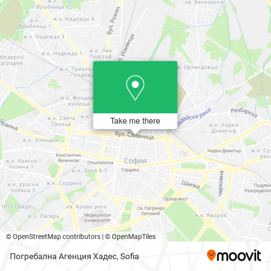 Карта Погребална Агенция Хадес