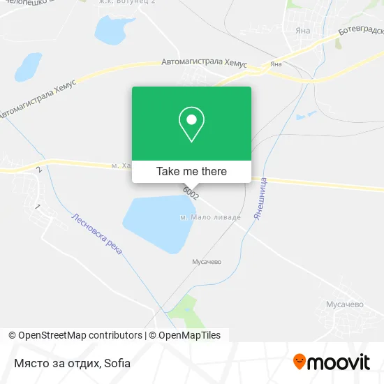Място за отдих map