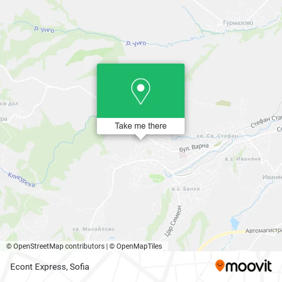 Карта Econt Express