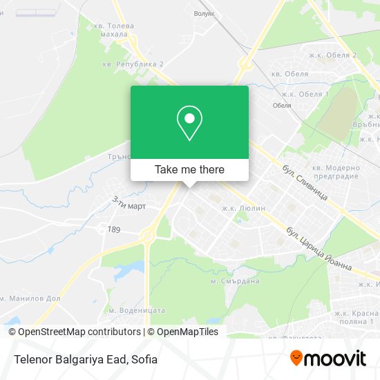 Карта Telenor Balgariya Ead