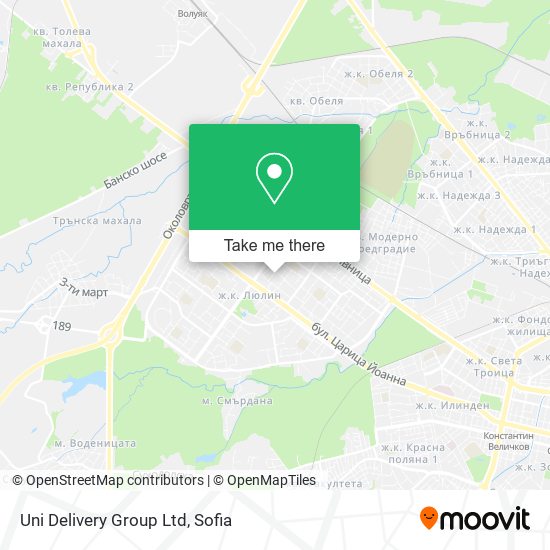 Uni Delivery Group Ltd map