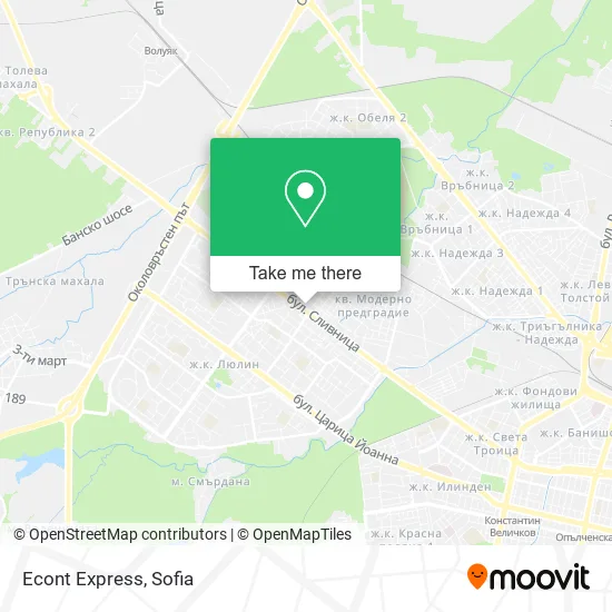 Карта Econt Express